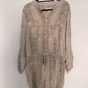 Michael Kors snakeskin romper
